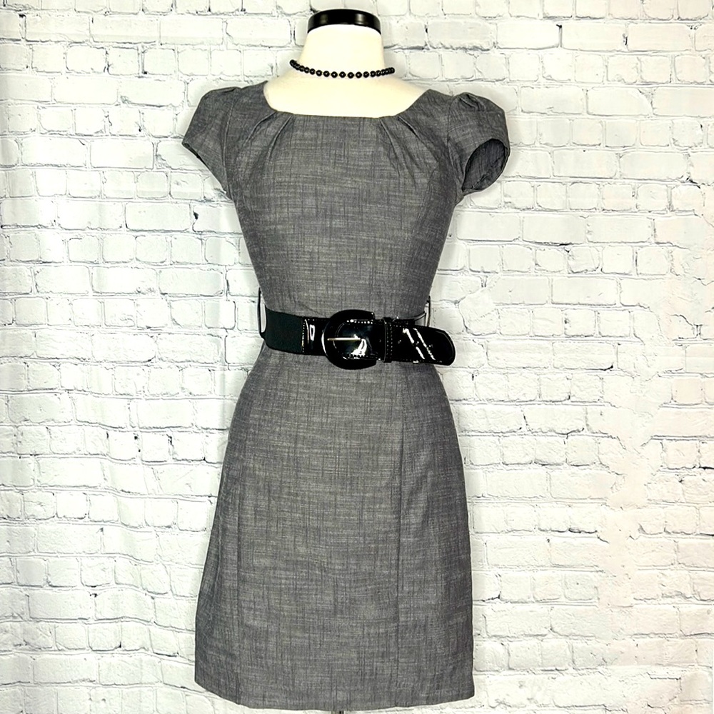 ✨BCX Black & Gray Belted Dress 🩶🖤 Size S